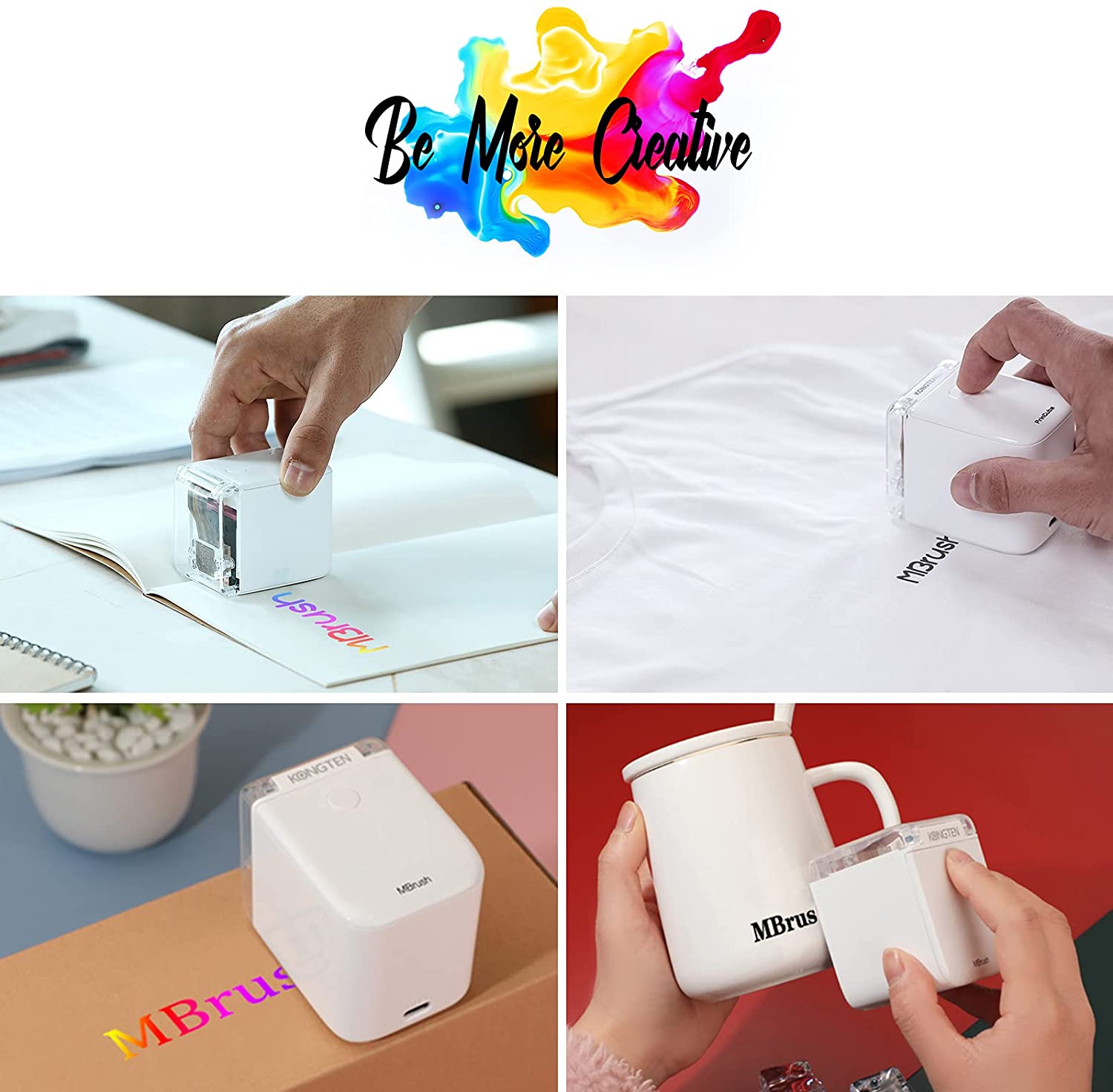 Coffee Cake Biscuit Food Printer Portable Edible Ink Printer Handheld Inkjet Printer Latte Baking