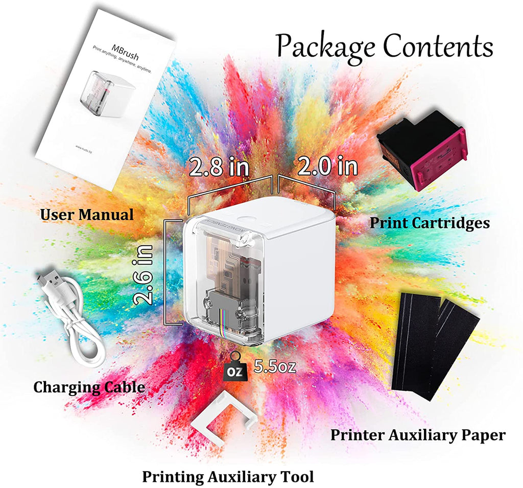 Coffee Cake Biscuit Food Printer Portable Edible Ink Printer Handheld Inkjet Printer Latte Baking