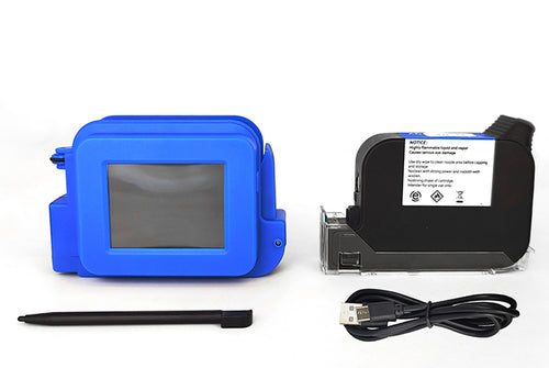 Hand Held Machine Jet Handjet Portable Printing Eggs Batch Coding Handled Helix Rotary Ink Balloon Cardboard Gun Inkjet Printer