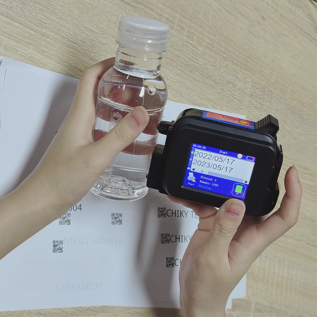 Small Portable Inkjet Printer Handheld Mini Phone case Logo Scan Code Directly Printing Function Latest Portable Inkjet Printer